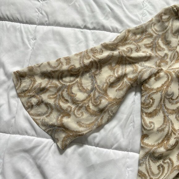 Covington Womens Size 16/18W 3/4 Sleeve Blouse V Neck Lightweight Office - Picture 9 of 9